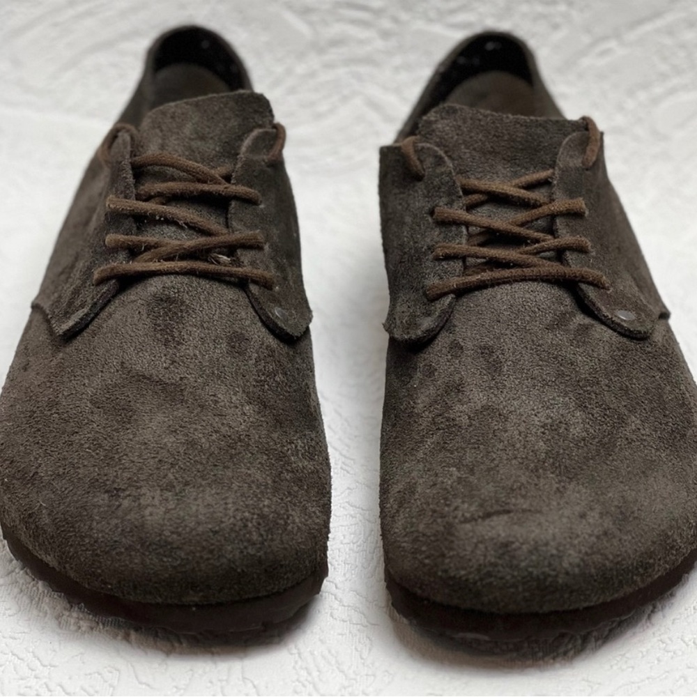 Birkenstock Maine Brown Suede Closed Toe Clogs Men's Size 11